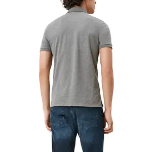 Classic Soft Piqué Cotton Polo with Badge QS image-4