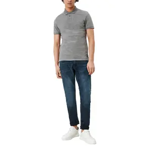 Classic Soft Piqué Cotton Polo with Badge QS image-5