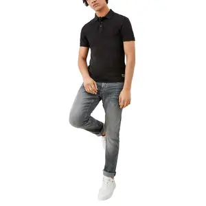 Classic Soft Piqué Cotton Polo with Badge QS image-5