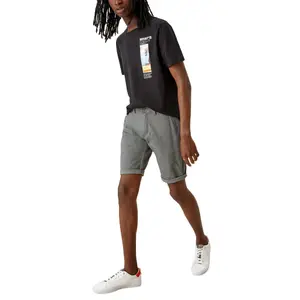 Heathered-Look Shorts QS John image-6