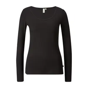 Lightweight Modal Fitted Long Sleeve T-Shirt for Women QS image-0