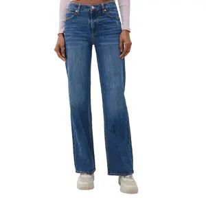 Wide Leg Women's Jeans QS image-2