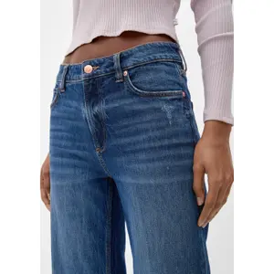 Wide Leg Women's Jeans QS image-3