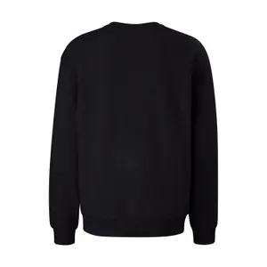 Sweatshirt with Dropped Shoulders and Embroidered Logo QS image-1