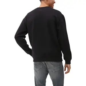 Sweatshirt with Dropped Shoulders and Embroidered Logo QS image-5
