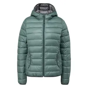 Hooded Puffer Jacket with Piping Women QS image-0