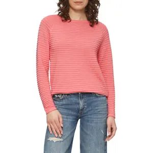 Viscose Blend Structured Pattern Top for Women QS image-2