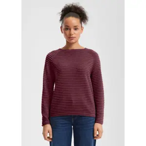 Viscose Blend Structured Pattern Top for Women QS image-6