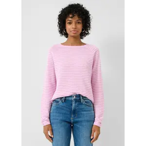 Viscose Blend Structured Pattern Top for Women QS image-6