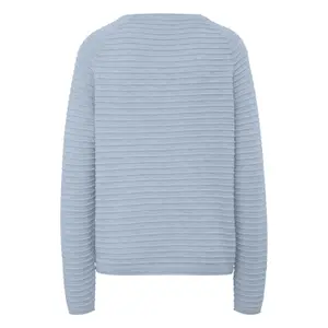 Viscose Blend Structured Pattern Top for Women QS image-1