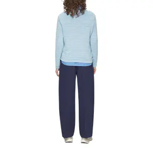 Viscose Blend Structured Pattern Top for Women QS image-5