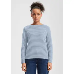 Viscose Blend Structured Pattern Top for Women QS image-6