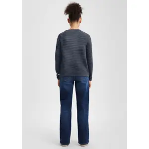 Viscose Blend Structured Pattern Top for Women QS image-4