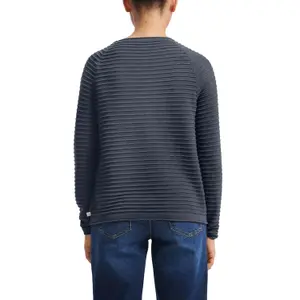 Viscose Blend Structured Pattern Top for Women QS image-5