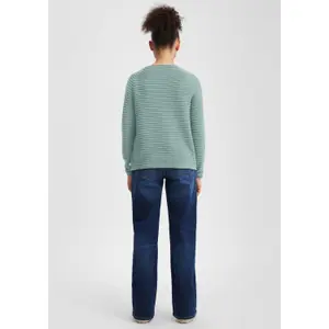 Viscose Blend Structured Pattern Top for Women QS image-4