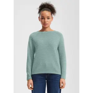 Viscose Blend Structured Pattern Top for Women QS image-6