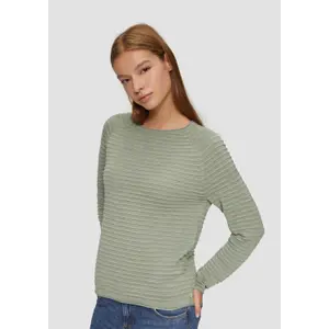Viscose Blend Structured Pattern Top for Women QS image-3