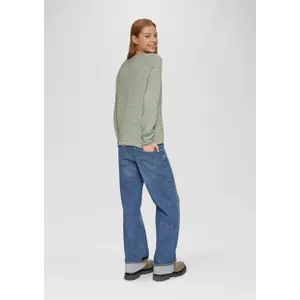 Viscose Blend Structured Pattern Top for Women QS image-4