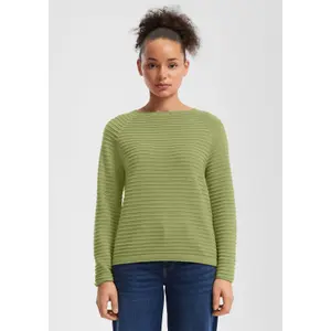 Viscose Blend Structured Pattern Top for Women QS image-6