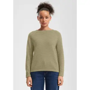 Viscose Blend Structured Pattern Top for Women QS image-6
