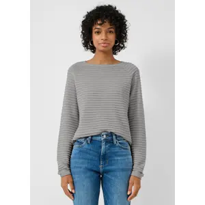 Viscose Blend Structured Pattern Top for Women QS image-6