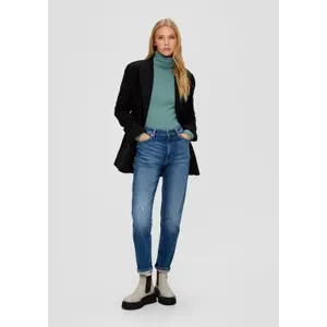 Women's Long Sleeve Cotton Jersey Roll Neck T-Shirt QS image-6