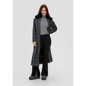 Women's Fitted Long Sleeve Ribbed Knit T-Shirt Roll Neck QS image-6