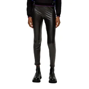 Women's faux leather leggings QS image-2
