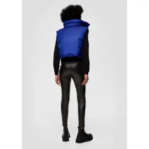 Women's faux leather leggings QS image-4