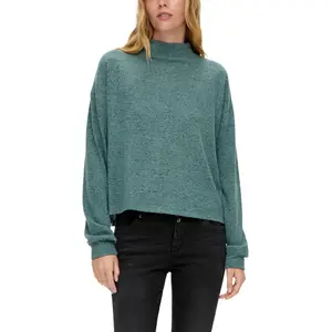 Women’s Brushed Effect Stretch Viscose Jumper QS image-2