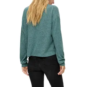 Women’s Brushed Effect Stretch Viscose Jumper QS image-5