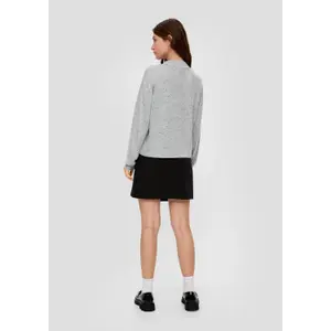 Women’s Brushed Effect Stretch Viscose Jumper QS image-4