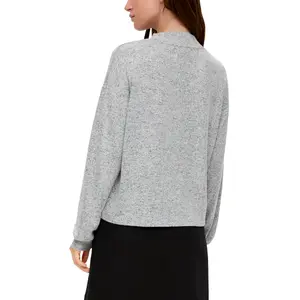 Women’s Brushed Effect Stretch Viscose Jumper QS image-5