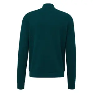 Textured Knit High Collar Jumper QS image-1