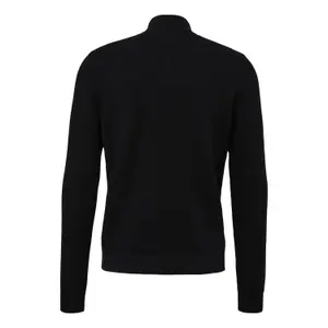 Textured Knit High Collar Jumper QS image-1