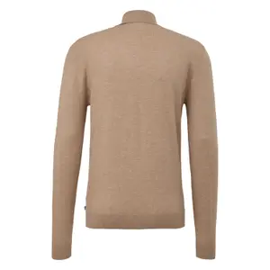Fitted Turtleneck Knit Jumper QS image-1