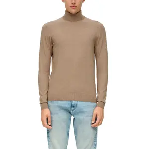 Fitted Turtleneck Knit Jumper QS image-2