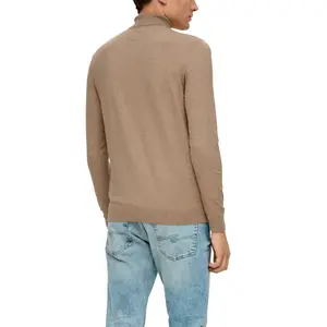 Fitted Turtleneck Knit Jumper QS image-5