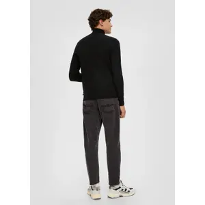 Fitted Turtleneck Knit Jumper QS image-4