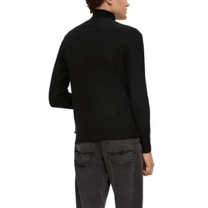 Fitted Turtleneck Knit Jumper QS image-5