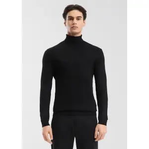 Fitted Turtleneck Knit Jumper QS image-6