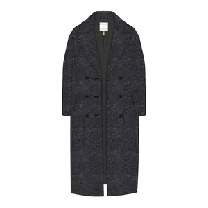 Women's Mixed Wool Coat QS image-5