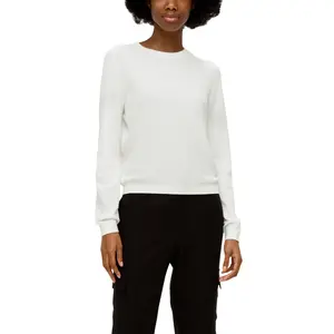 Dobby Textured Jumper Women QS image-2