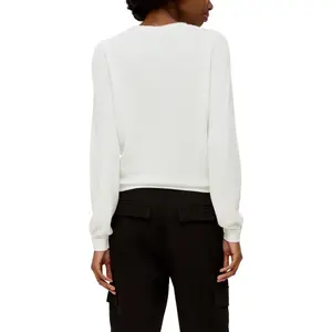 Dobby Textured Jumper Women QS image-5