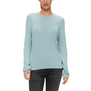 Dobby Textured Jumper Women QS image-2