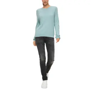 Dobby Textured Jumper Women QS image-6