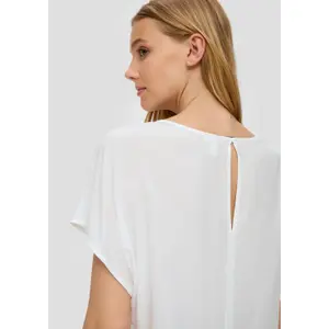 Women's Oversized Viscose Blouse QS image-3