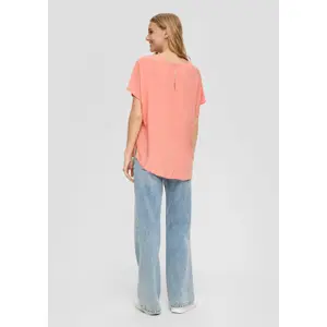 Women's Oversized Viscose Blouse QS image-4