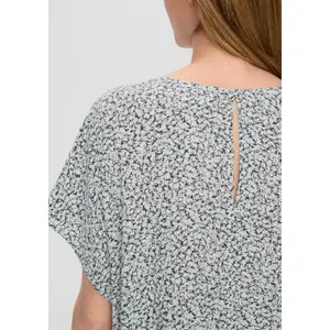 Women's Oversized Viscose Blouse QS image-3