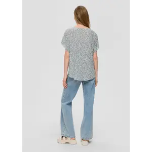 Women's Oversized Viscose Blouse QS image-4